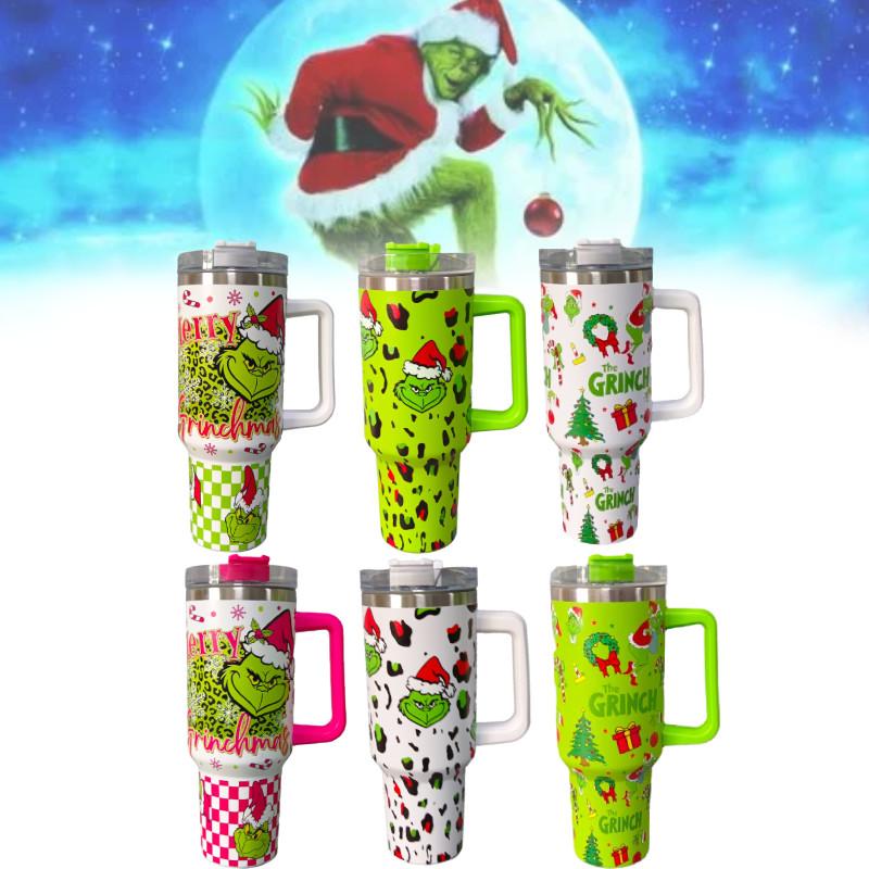 Stainless Steel The Insulated Cup Tumbler Straw Lid Coffee Mug 40oz Gift