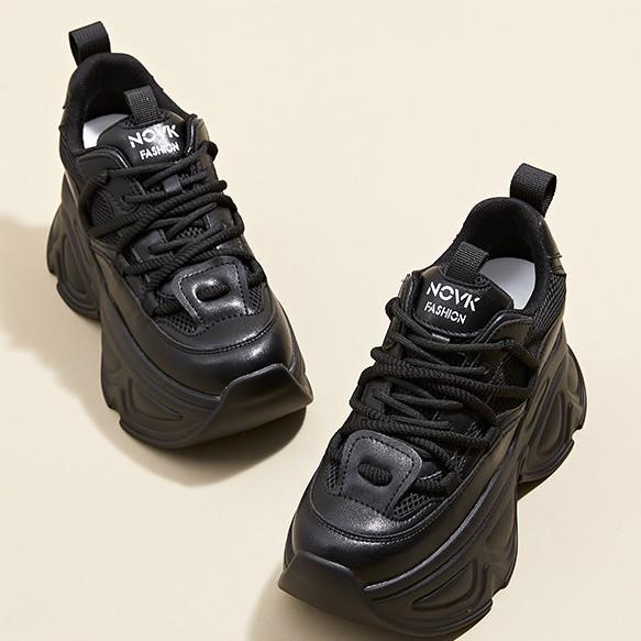 Dad Shoes Women's Platform Versatile Spring and Autumn Casual Sports Shoes Muffin Non-slip Breathable Wear-resistant Lightweight Women's Shoes