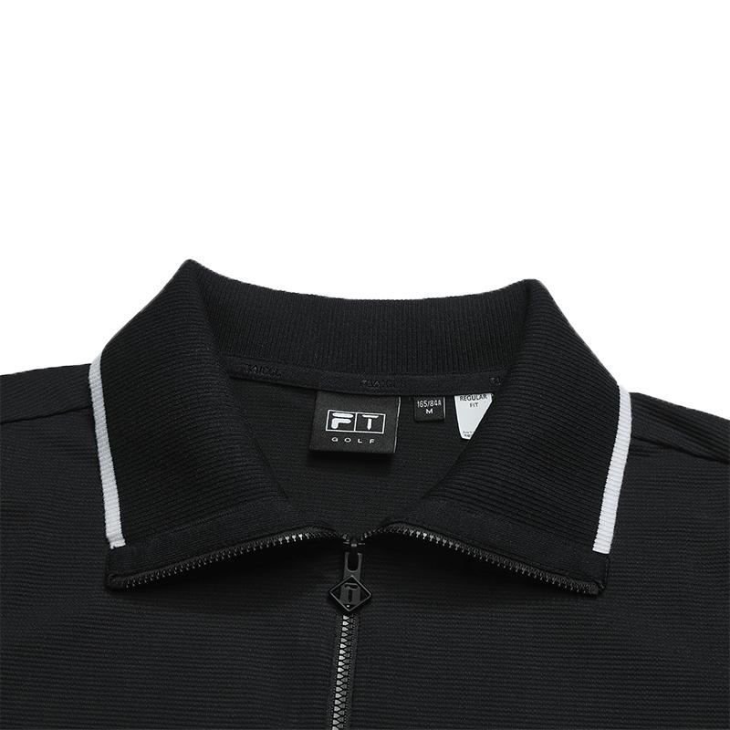 FILA Golf Series Simple Fashion Sports Comfortable Short Sleeve Polo Shirt Women tops Deep-Black A11W615105FBK