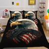 3D Eagle Printing Duvet Covers Children Teens Home Bedclothes Single Twin Bedroom Decor Polyester Bedspreads