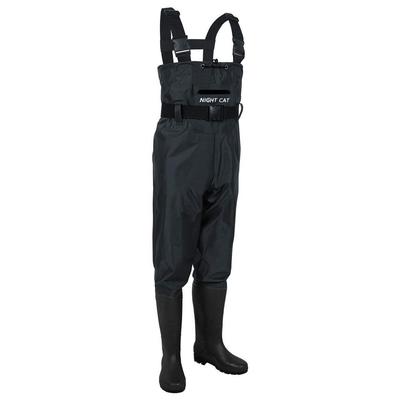 Waders pour poitrine haute Ruisseau de montagne long Ceinture Vêtements de travail [Night Cat] Pêche, Waders, Corps, Pêche, Radial, Une touche Inclus, Ventilation,
