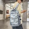 Graffiti Print Student Schoolbag Unisex Large Capacity Travel Backpack