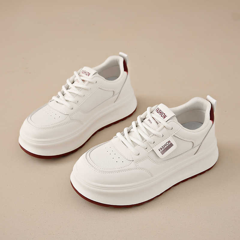 Plateforme PU Leather Golf Ladies Running Women's Shoes 35 Sneakers With Design Sport New Collection On Sale Promo