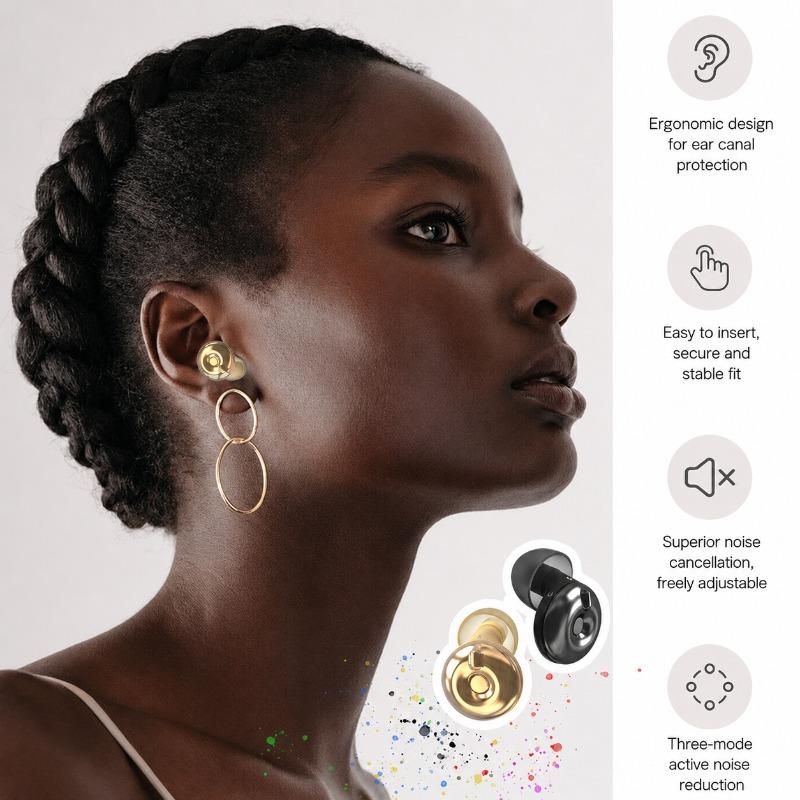 Adjustable Noise Cancelling Earplugs Soft Silicone Sound Insulation Ear Plugs for Sleeping Anti Snore Concert Washable Protector