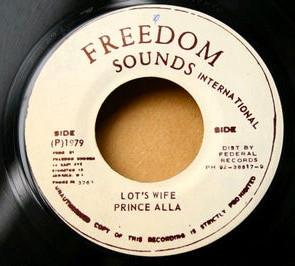 

7inch Record PRINCE ALLA THE SOUL SYNDICATE Lots Wife NONE Freedom Sounds 1979 Jamaica Reggae Ska Dub Used