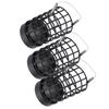 3 Stück Angelköderkörbe Hohl Edelstahl Futter Köder Falle Zubehör Schwarz 40g