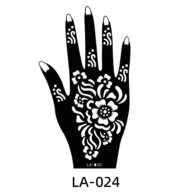 Hollow Tattoo Sticker Waterproof Indian Hannah Tattoo Template Hand Painted Diy Painted Hand Tattoo