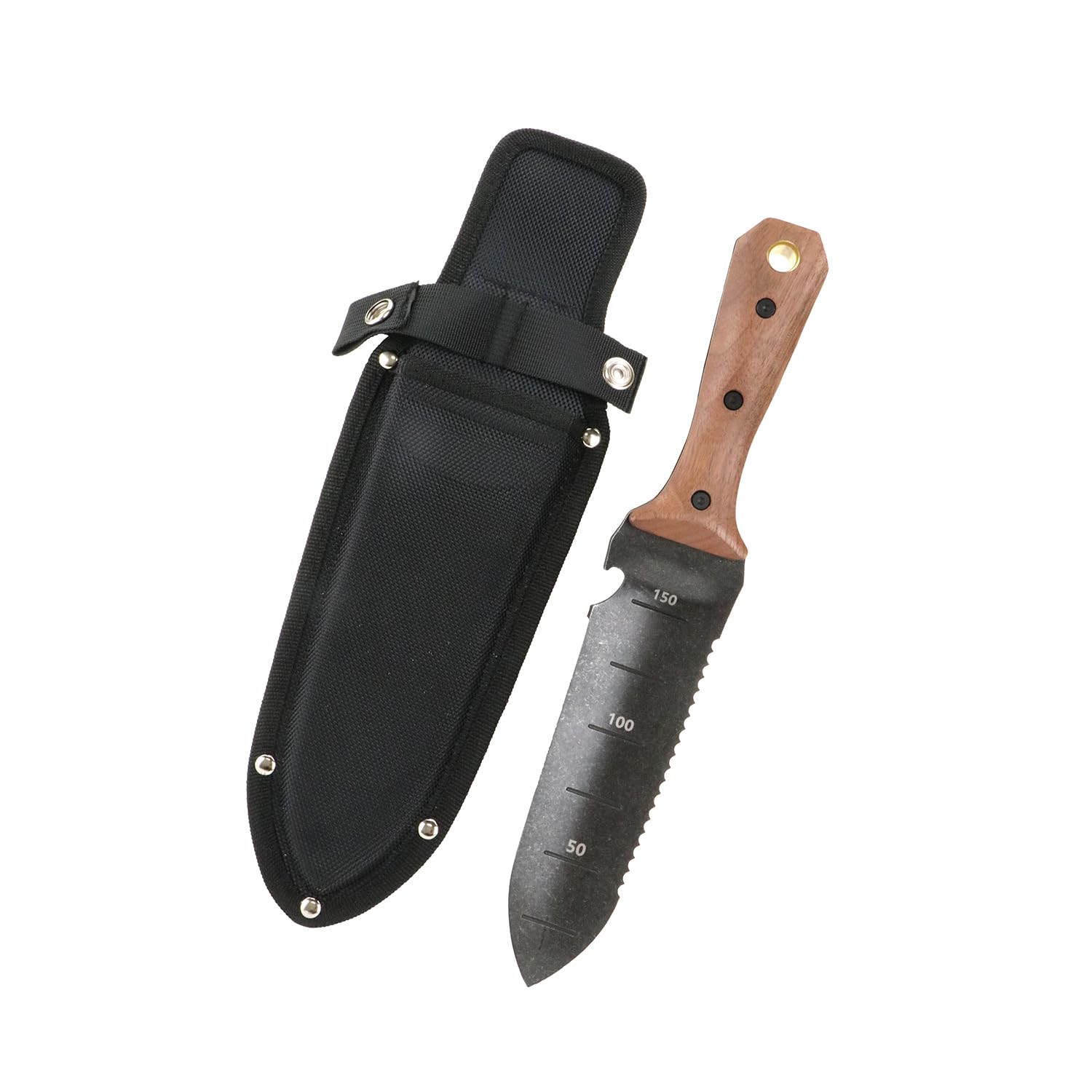 

Senkichi Sword Scoop shovel storage Total length 305mm Extra thick board thickness of Hole digging and root cutting All-purpose (with case) 3.8mm