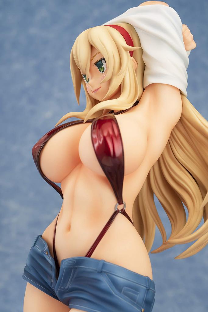 Kekemotsu Original Blonde Girl I Met At the Scale PVC Complete Figure Illustration Sea, 1/5 Pre-painted