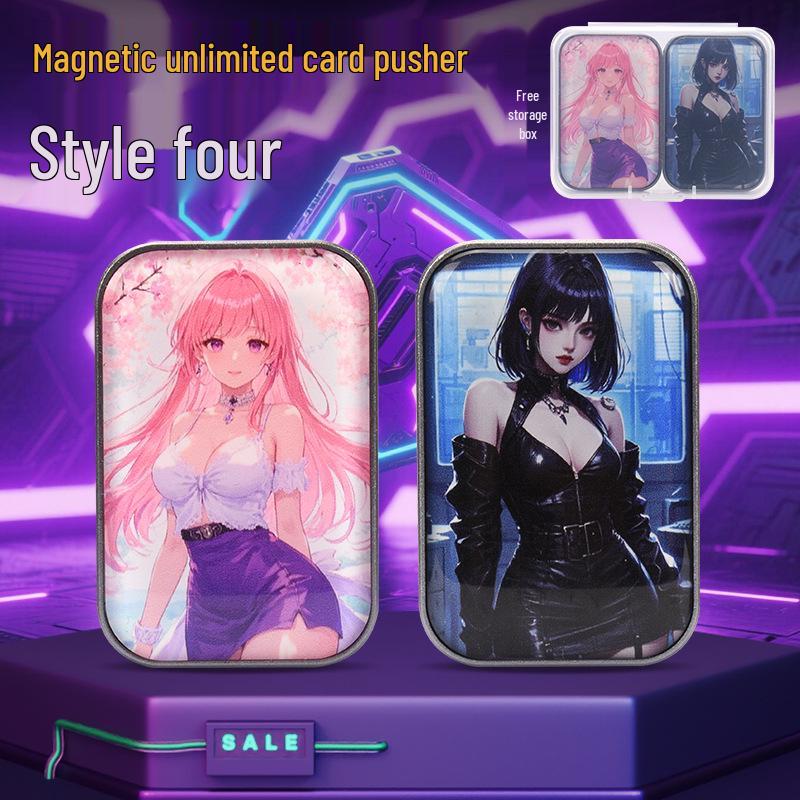 Aluminum EDC Push Card Fidget Toy