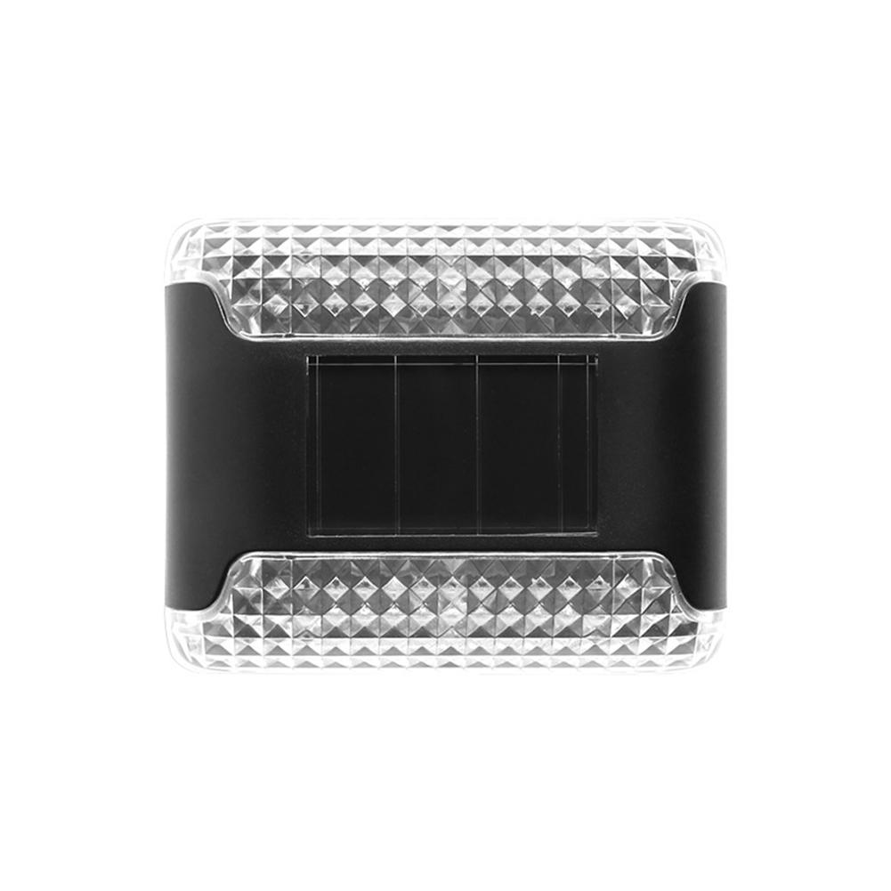 4pcs Solar Led Up Down Wall Lamp Outdoor Waterproof Garden Light For Fences Yard Patio Balcony Decor
