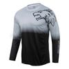 Herren Gym Top Wolf Aufdruck Langarm T-Shirt Fintness Laufen Jersey Frühling Herbst Atmungsaktiv Schnelltrocknend Sport Herren Bekleidung