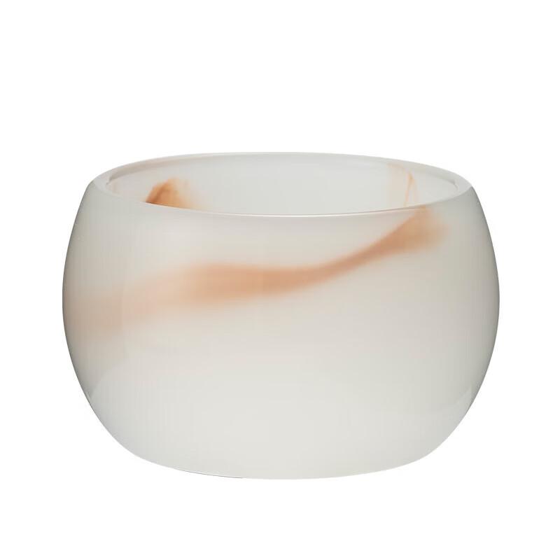 Ink Wash Style Glass Tea Cup