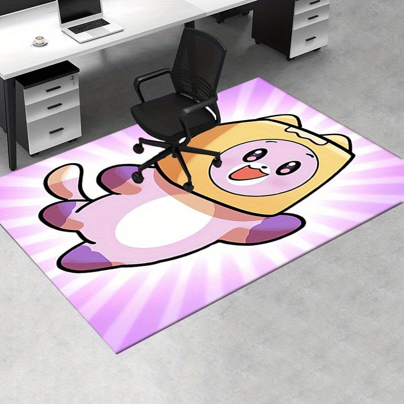 1pc Cute, Cartoon, LankyBox Office Carpet Soft Polyester Entrance Carpet Washable Non Slip Machine W