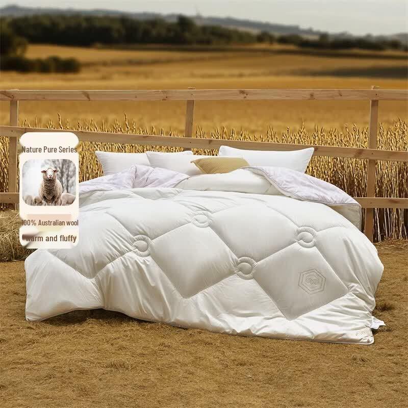 Mercury Home Textiles Eveline Антибактериальное Австралийское Шерстяное Всесезонное Одеяло 150cm x 210cm