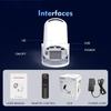 HY300Pro Portable Projector 290ANSI Dual Wifi6 4K Videosource Supported Native 1280*720P Android 11 BT5.4 Cinema Outdoor Mini Projetor Remote Con