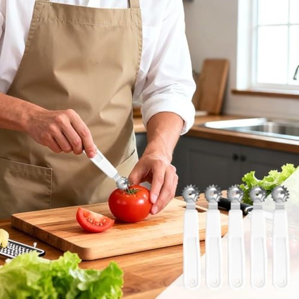4pcs Stainless Steel Fruit Corer Tool with Hole Fruit Corer Extractor  Fruit Preparation
