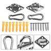 1/2Sets Heavy-Duty Wall Hanging Hook Swing Chair Brackets  For Boat Yoga Swing Hammocks