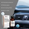 30ml Plastics Parts Crystal Coating Plastics Trim Restorer For Cars Maintenance Agent Car Plastics Restorer Sponge Waterproof