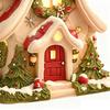 Incense Burner Christmas House Tabletop Decoration Christmas Cabin Incense Holder Burner for House Home Living Room Meditation