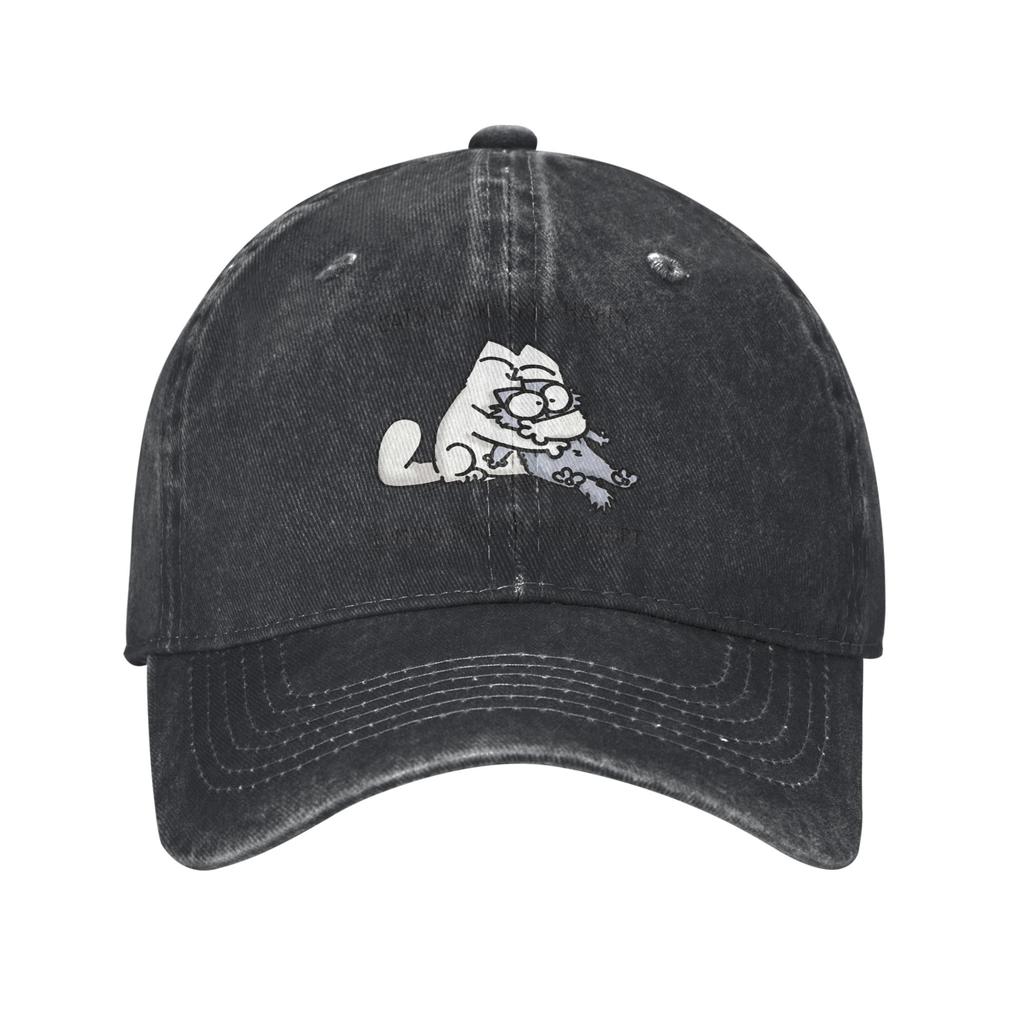Berretto da Baseball Lavato Simons Cat Estivo Hip Hop Cappelli Per Donne Unisex Moda Escursionismo Pesca Sole Snapback