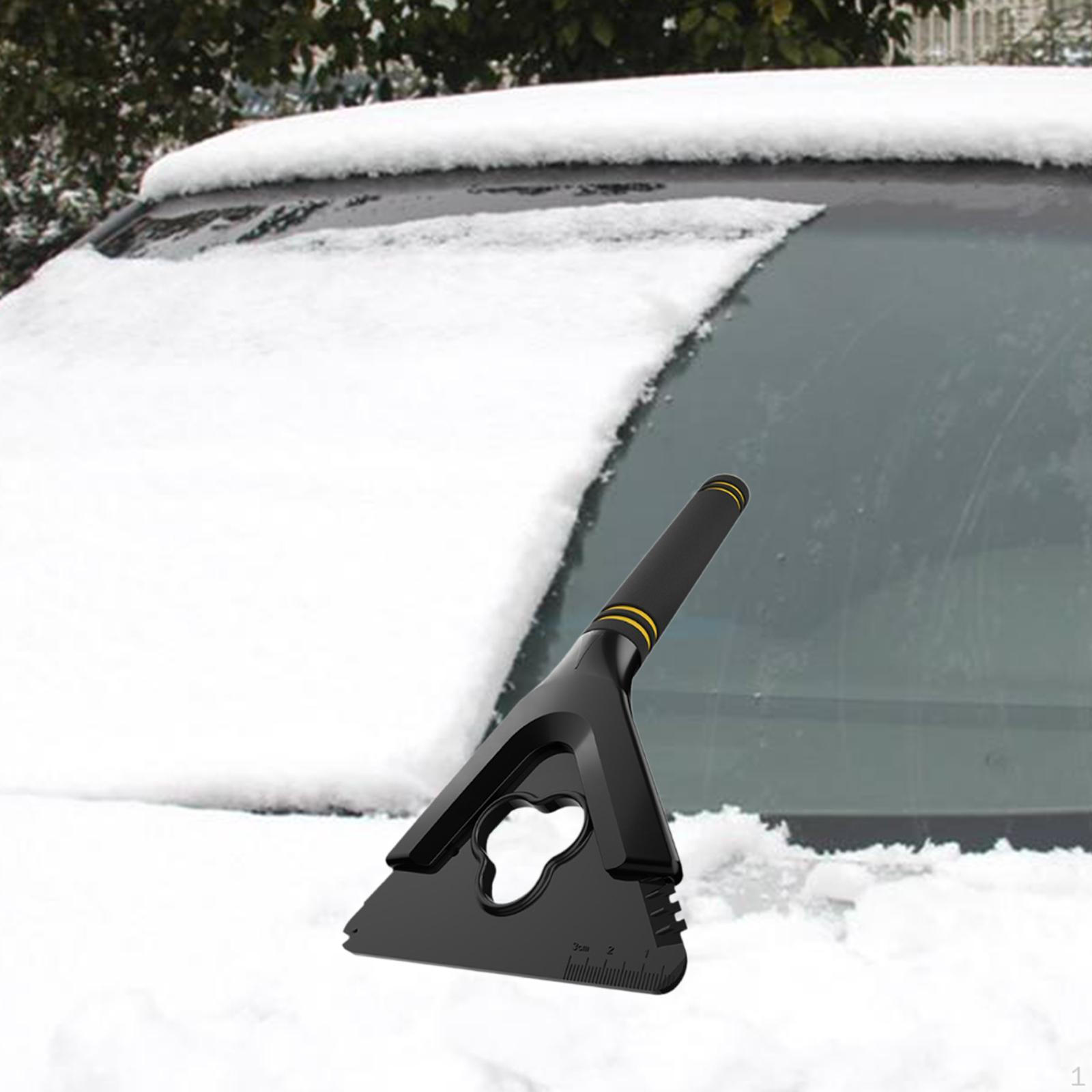 

Инструмент для чистки льда автомобиля, портативный многофункциональный инструмент для экономии усилий при езде на морозе SUV Black and yellow