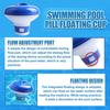 Pool Chlorine Dispenser Floating Chlorine Tablet Holder Adjustable Release Chemical Feeder for Pool Spa Hot Tub