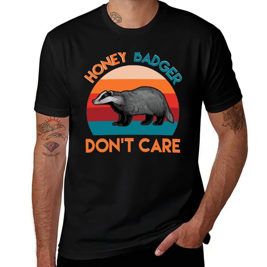 T-shirt Honey badger don't care Traspirante T-shirt da Viaggio