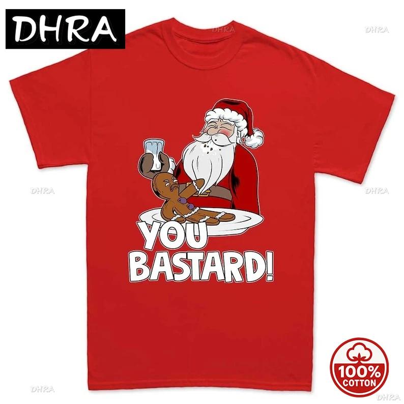 Funny Santa Claus Shirt for Unisex Funny Santa Gingerbread Shirt Funny Gifts Shirt Xmas Family TShirt You Bastard Gingerbread Tops S