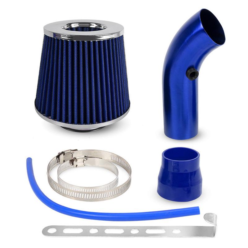 Universeller Nachgerüsteter 76mm Pilzkopf Luftfilter Ansaugrohr Filter Hoher Durchfluss Hoher Kaltluftkegel Luftfilter Aluminiumrohr Kit