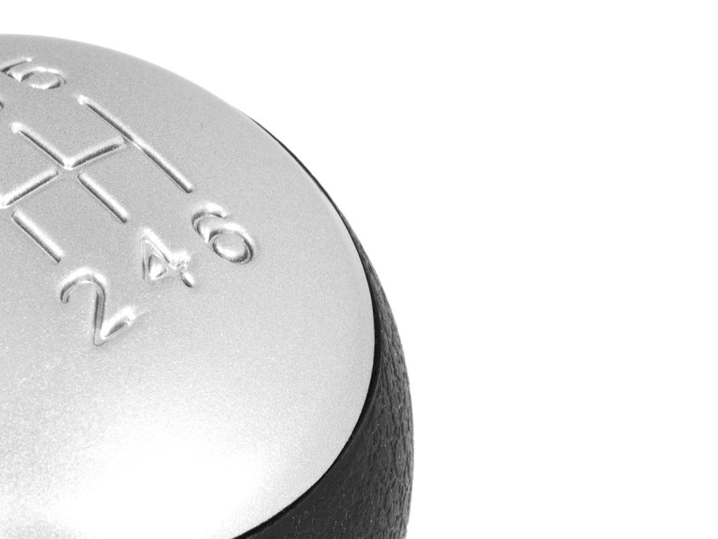 Nissan Juke 2010- Gear Shift Knob, 6-Speed, Black & Silver