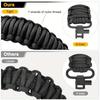 Shotgun Sling 550 Paracord Rifle Sling with Tri-Lock Swivel Adjustable Length 2 Point Sling Rifle Paracord Strap for Outdoor