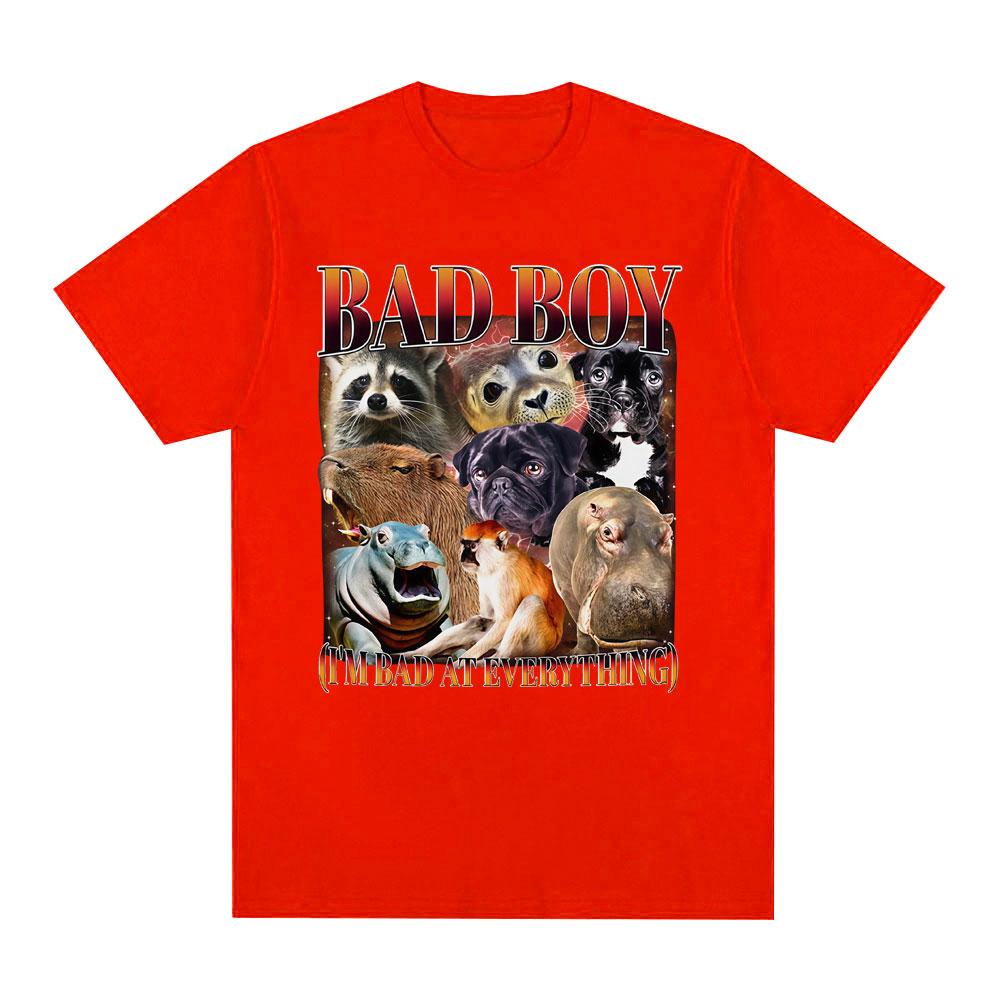 Funny Raccoon Capybara Hippo Meme 100cotton Unisexs shirt ONeck Short Sleeve Harajuku Womens summer fashion oversized Tshirt