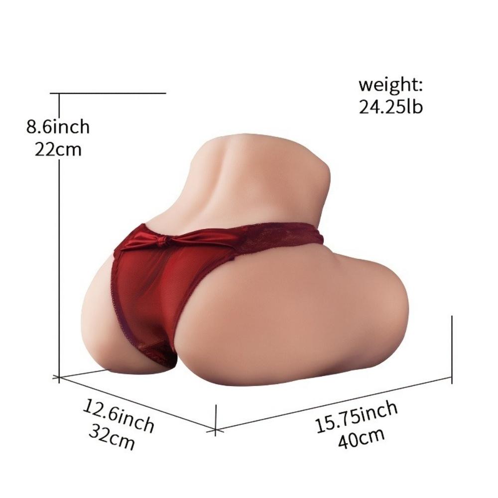 Male Masturbation Plump Buttock Artificial Vagina Anal Real Comfortable Experinence Dual Channel Adult Products Sex Doll