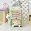 Schoolbag new high-value Mori ins fresh and sweet contrasting color splicing backpack junior high school students lightweight travel backpack