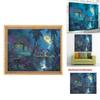 Shenzhen Factory Mermaid Princess Canvas Wall Art Modern Fairy Tale Bedroom Children's Room Decorative Painting Core