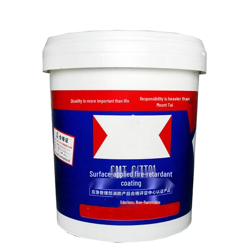 Water-Based Fireproof Coating for Walls & Wood