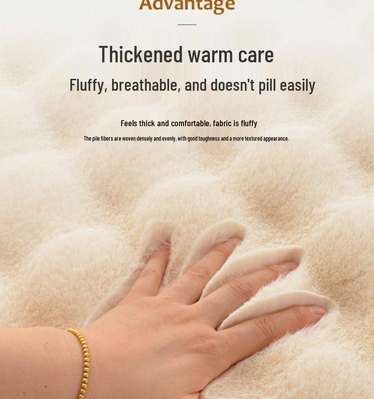 Anti-Rabbit Fur Bubble Fleece Rugs and Cushions for Sofa, Bedside, and Coffee Table