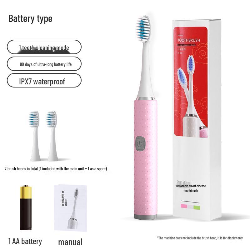 Universal Wireless Rechargeable Sonic Electric Toothbrush for Adults & Kids