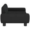 Kids  Sofa Black 70x45x33 cm Velvet