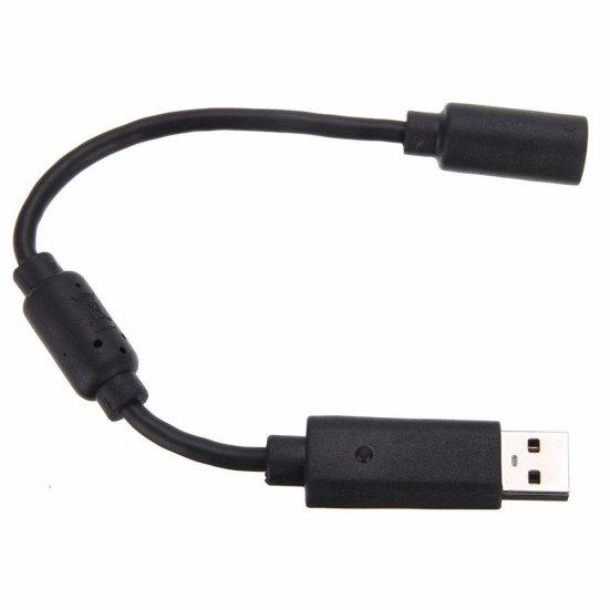 USB Breakaway Extension Adapter for Xbox Cable Cord 360 Wired Gamepad Controller