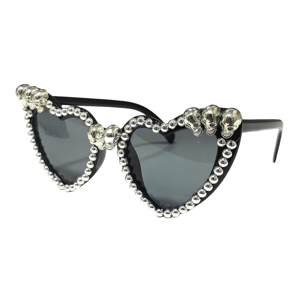 Factory Ready Made Halloween Decoration Party Skull Sports Sunglasses UV400 % UV Protection New Arrival