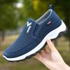 New Autumn Men's Cloth Shoes Mesh Breathable Non-Slip Loafers Casual Soft Sole Vulcanized Shoes Comfortable Sneakers Zapatos