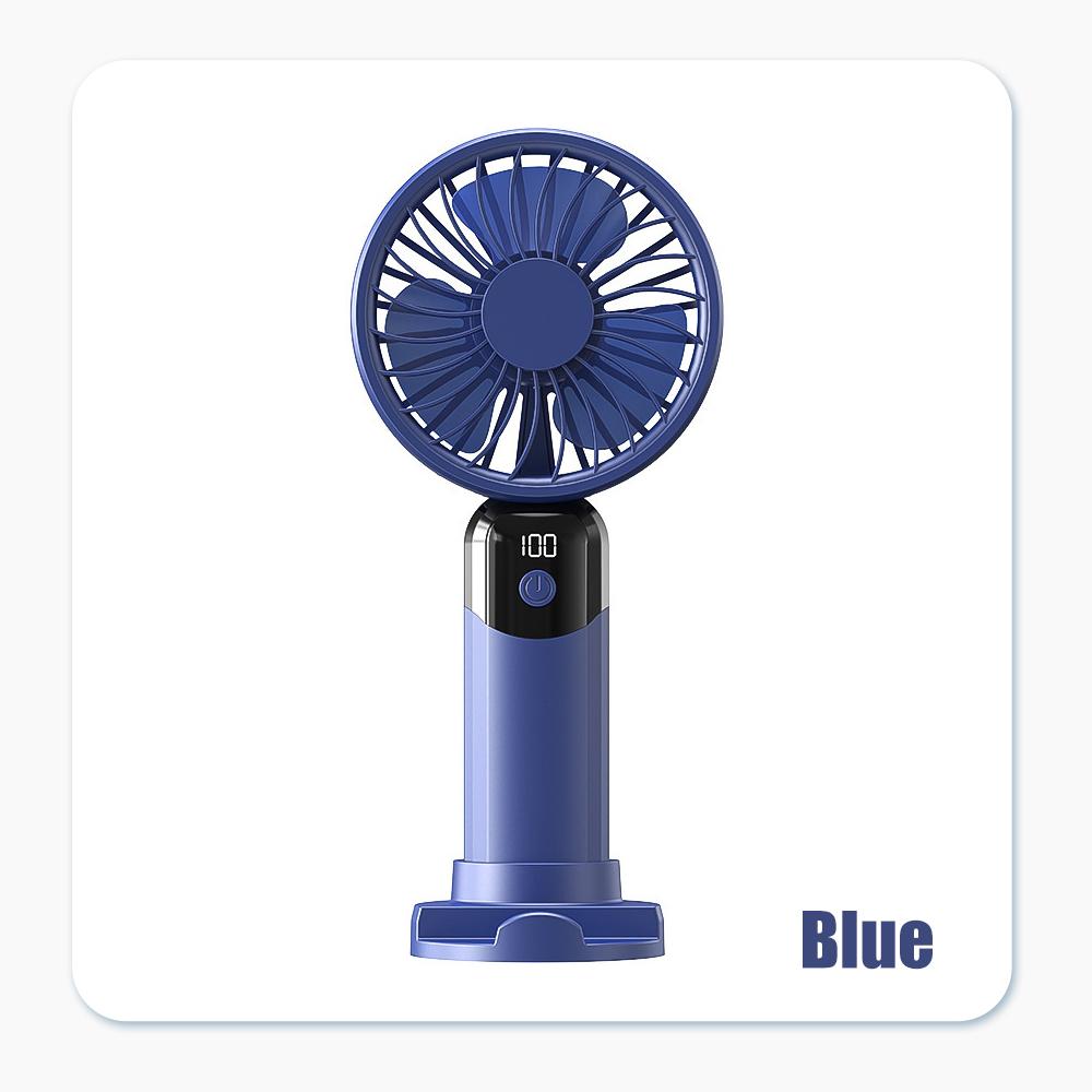 Mini Portable Handheld Fan Refrigeration Small Air conditioner 6 Speed wind Adjustable 2000mAh High-speed USB Outdoor CoolingFan