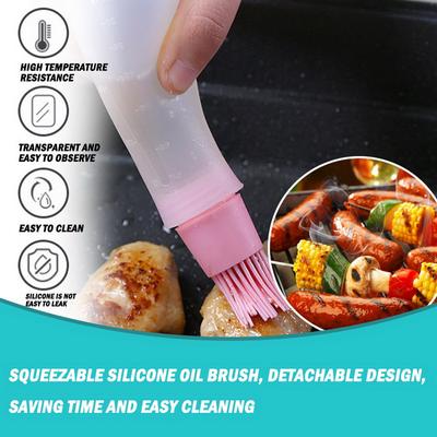 Küchen Silikonöl Pinsel Flasche Kuchen Butter Brot Gebäck Pinsel BBQ Utensil Sicherheit Basting Pinsel Küche Kochen Backpinsel