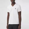 Burberry Monogram Motif Embroidered V Neck Tee 8017258-A1464