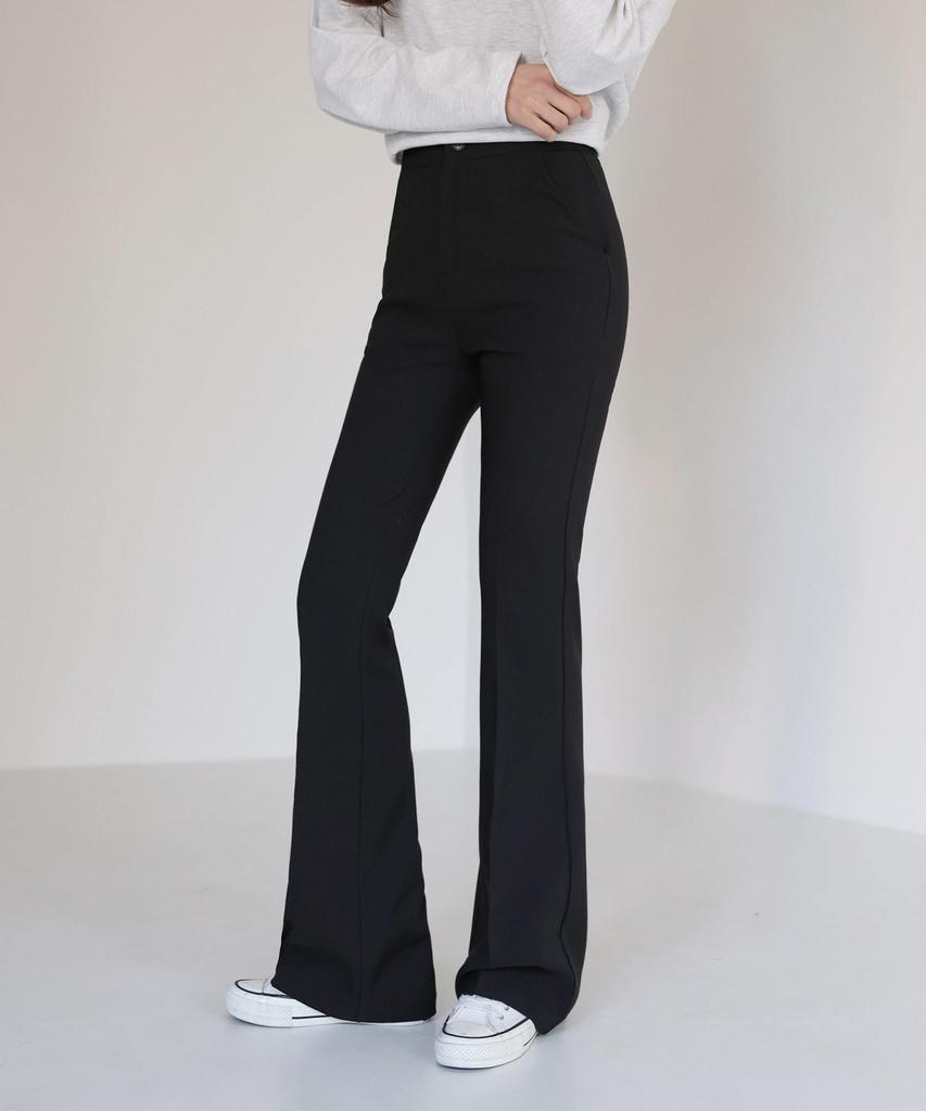 Jikeulib Secret Banding Stretch Bootcut Long Slacks