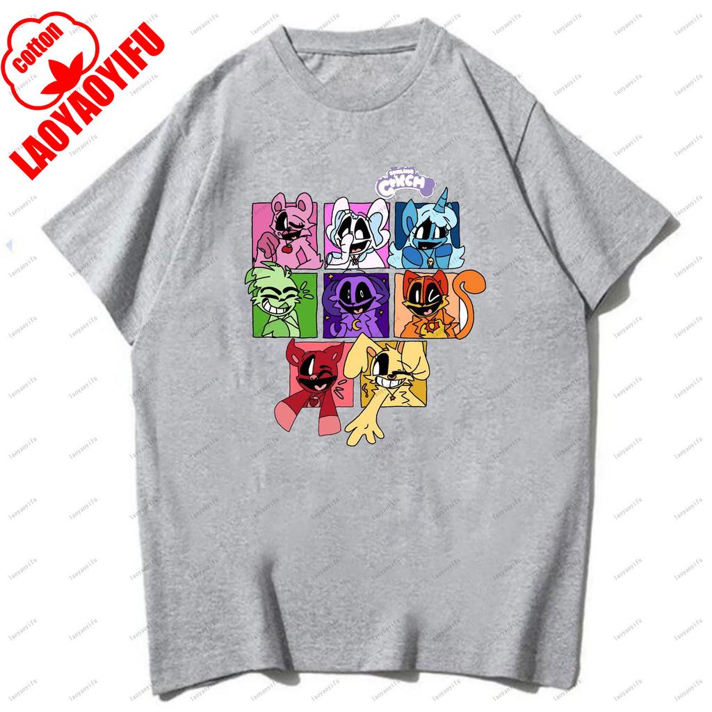 Trička Smiling Critters Prodyšná Camisetas Harajuku Topy Pánské Tričko Ležérní pro Každodenní Nošení a Neformální Vycházky
