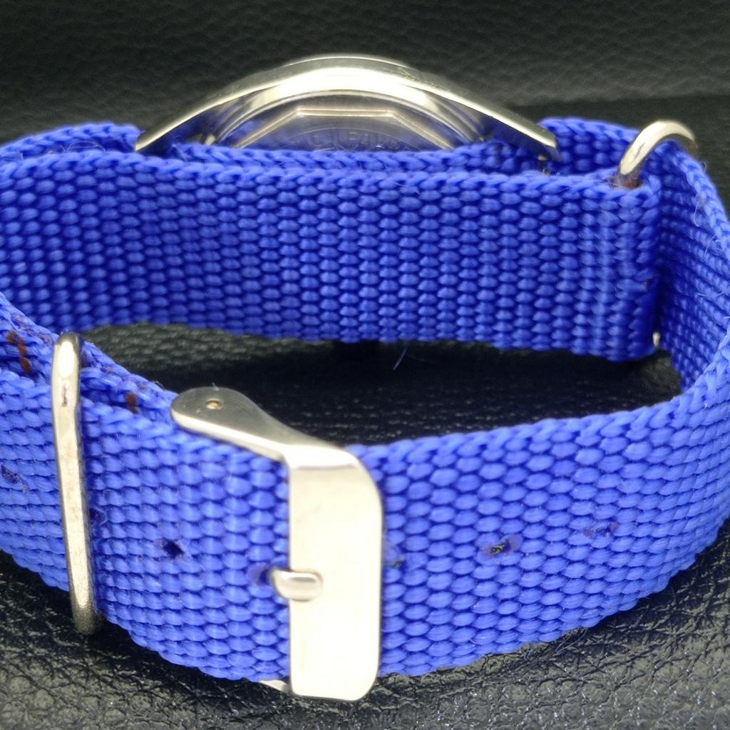 HAND-WINDING VINTAGE FAVRE LEUBA GENEVE SWISS MENS SKY BLUE DIAL WATCH A436202-2 R128-a436202