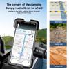 Bike Phone Mount Stand NonSlip Anti-Vibrations Universal Bike Handlebar Adjustable Phone Mount Clip Easily to Install